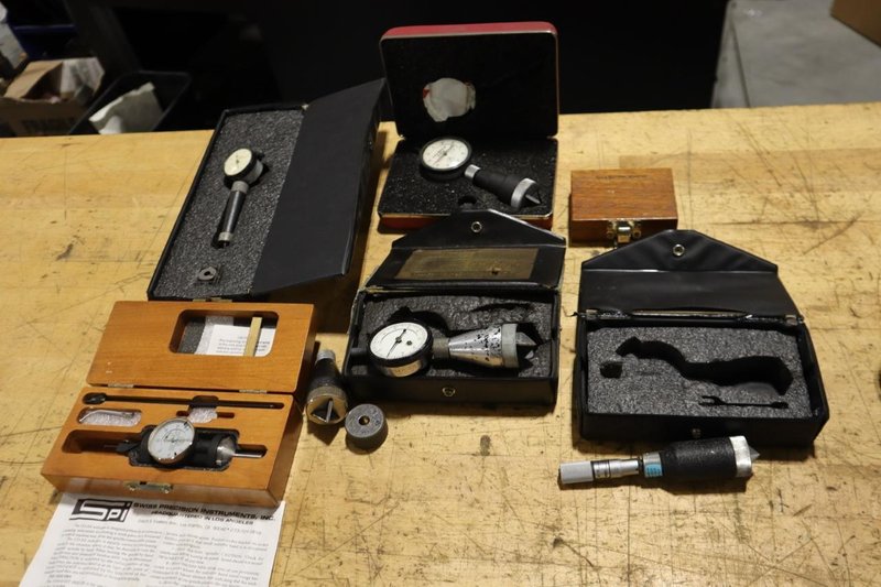 Chamfer Gages, Countersink Gage, Co-Ax Indicator, Hole Bottom Adapter- Auction Item