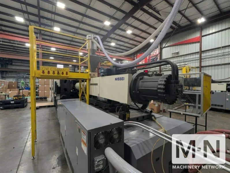 720 TON 168 OZ NISSEI MODEL FVX660III-400L HYBRID INJECTION MOLDING MACHINE MFG 2017
