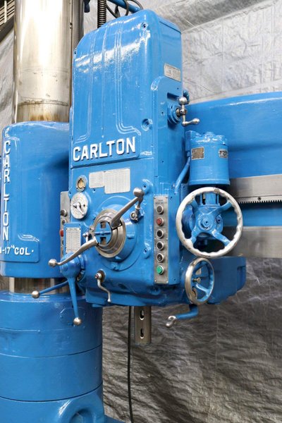 6&#039; X 17&#039; CARLTON RADIAL DRILL: STOCK #71032