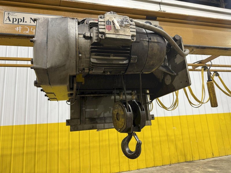 3 TON X 20' OSBORN SINGLE GIRDER CRANE W/ DETROIT HOIST: YOBRO #24536