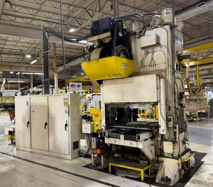Used Minster Press For Sale - 150 ton Minster Piece-Maker Model P2-150-60 Geared, Year 1996