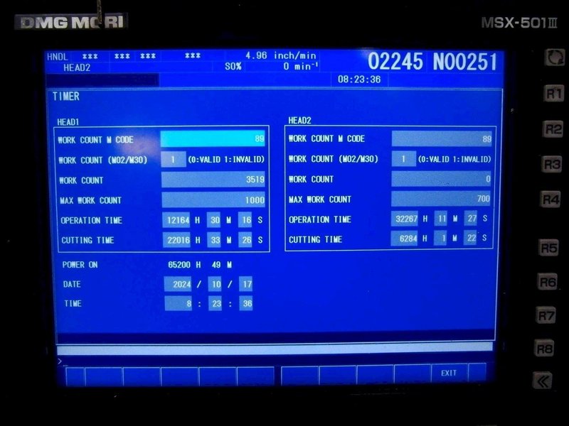 Mori Seiki ZT 2500Y CNC Lathe, 2002 – Twin Turret, Sub Spindle, Chip Conveyor