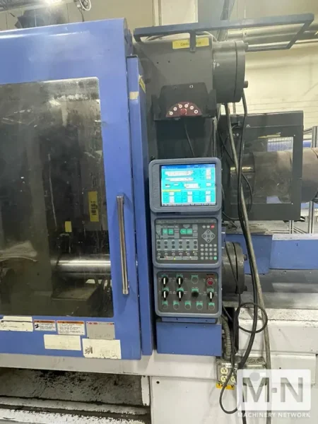500 Ton 45 Oz JSW J500ELIII-1400H Electric Injection Molding Machine, mfg 2006/2005 (2) AVAILABLE