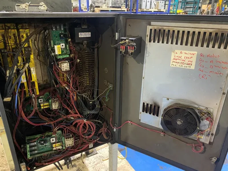 FANUC AM-FW500 Ferris Wheel Trunnion w/ Fanuc AUX Controls USED
