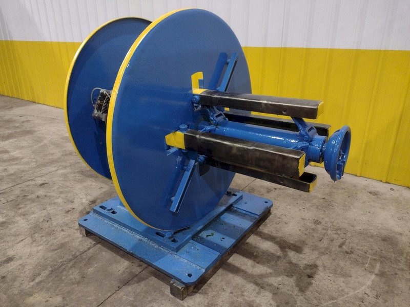 2,500 LB X 24&quot; LITTELL MODEL #25-12 DOUBLE END PULL OFF COIL REEL UNCOILER: STOCK #22533