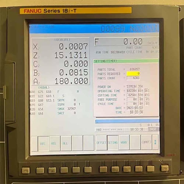 Nakamura Tome Super NTJ Multi Axis CNC Turning Center – Lathe