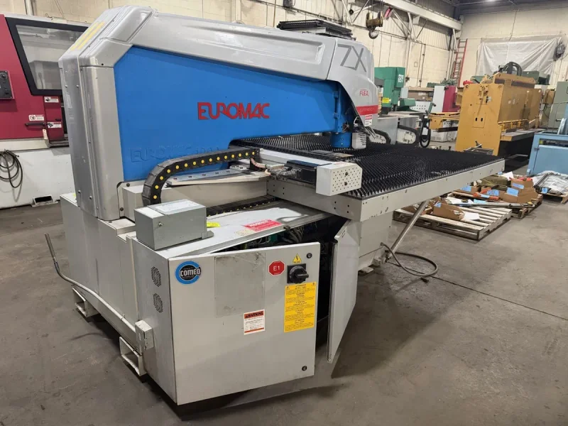 USED EUROMAC ZX FLEX 33 TON CNC PUNCHING MACHINE WITH TOOL ROTATION