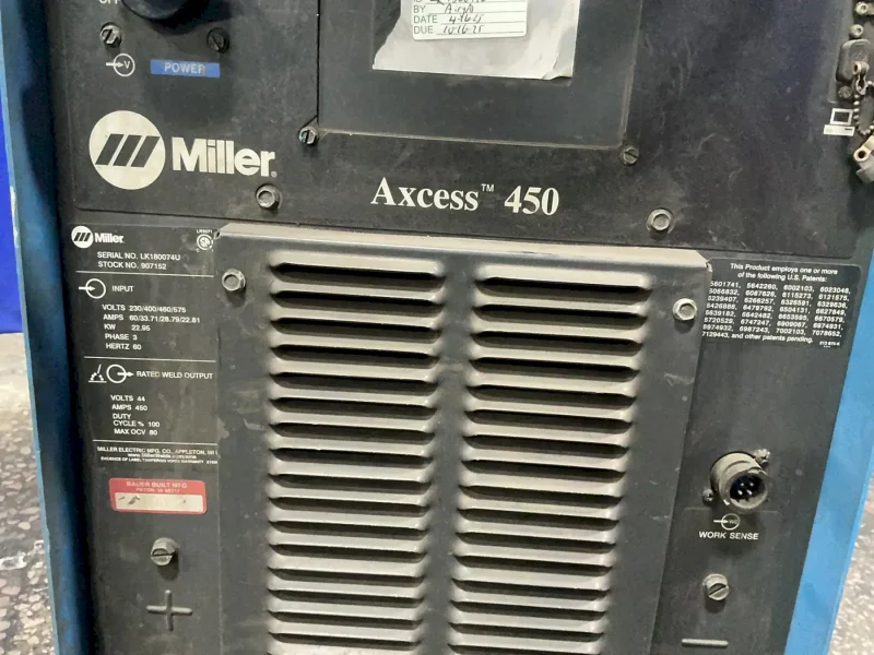 Miller  450 A  Welder  - Axcess 450