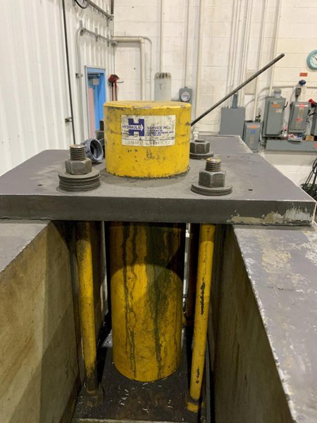 50 TON ENERPAC HYDRAULIC H FRAME PRESS: STOCK #80886