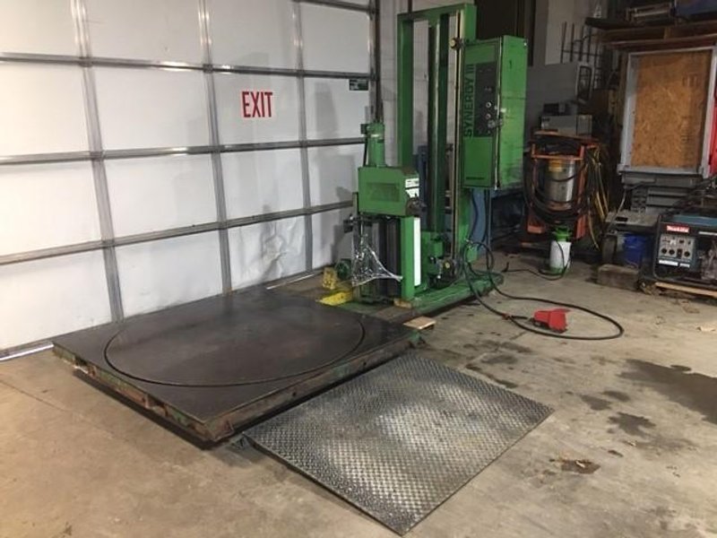 HIGHLIGHT INDUSTRIES SYNERGY 3 LP SPIRAL SEMI-AUTO STRETCH WRAPPER STOCK# 2620