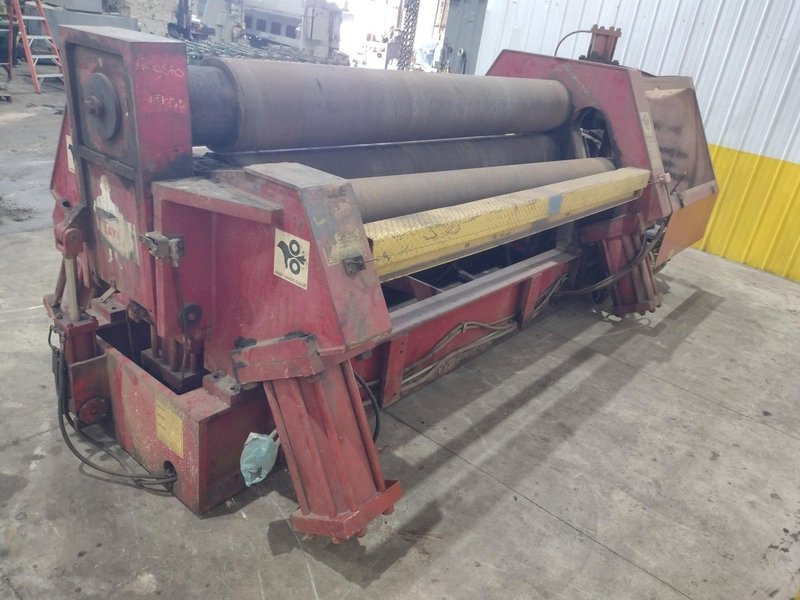 10' X 1" MONTGOMERY MODEL #4R-120100 4-ROLL HYDRAULIC PLATE BENDING ROLL: STOCK #17021
