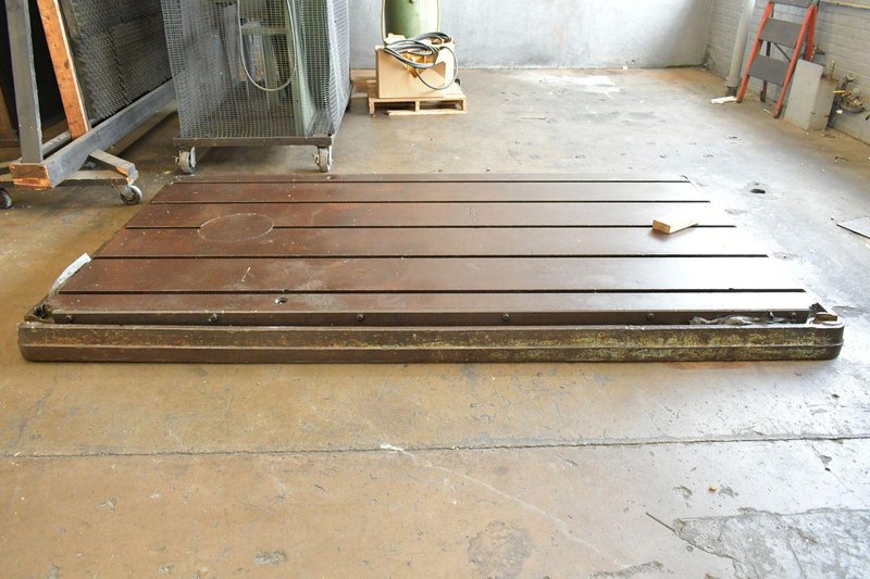 161&quot; X 107&quot; X 6&quot; T SLOTTED FLOOR PLATE: STOCK #78517