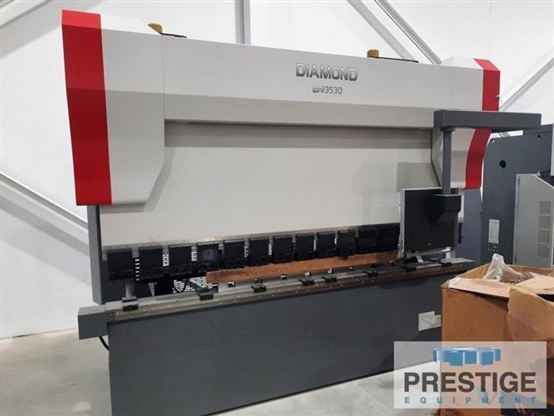 Mitsubishi Diamond BH13530 149 Ton x 122&quot; 4-Axis Hybrid CNC Press Brake
