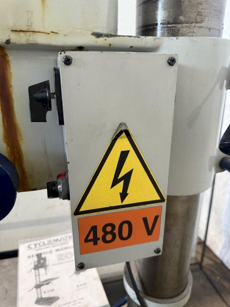 2 HP CYCLEMATIC S24B DRILL PRESS. STOCK # 0430126