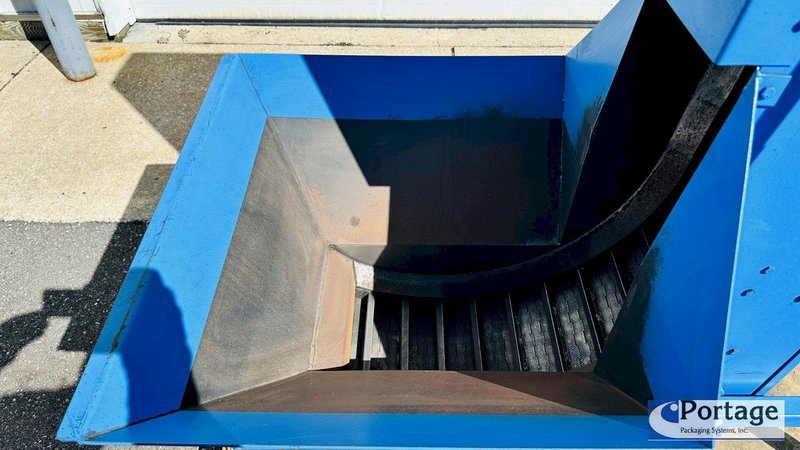 Goessling 90° Up / Elevating / Z Conveyor  |  Screw / Bolt / Material Conveyor