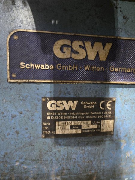 1,100 LB X 14" W GSW PULL OFF DOUBLE END COIL REEL UNCOILER: YOBRO #24860