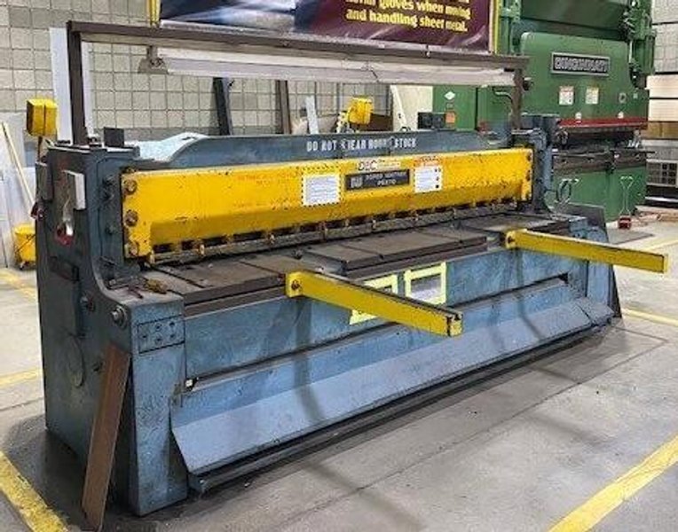 8&#039; x 10 Ga. Roper Whitney Pexto Shear 10-U-8, FOPBG, Front Supports