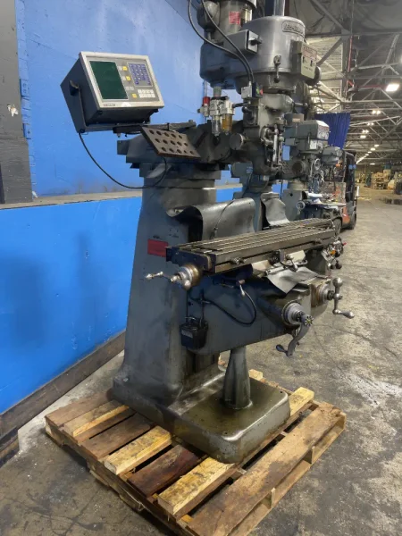 BRIDGEPORT 42” X 9” VERTICAL MILL
