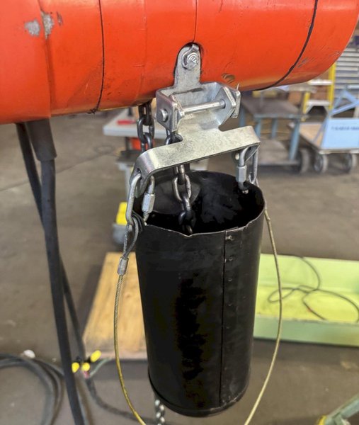 1/2 Ton CM Lodestar Electric Hoist F2, Two-Speed, 8' Lift, Pendant, Trolley