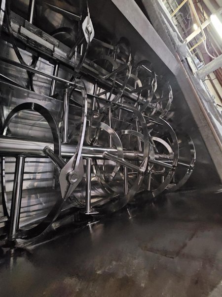 Custom Built Stainless Steel Dual Double Helix Ribbon Blender, 2000