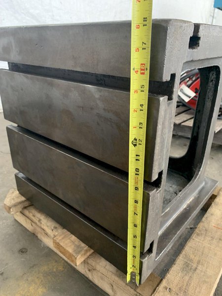 18&quot; W X 18&quot; D X 18&quot; H CARLTON T-SLOTTED DRILL BOX TABLE. STOCK #0680224