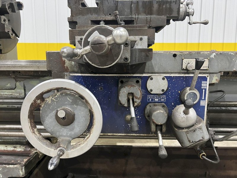 27&quot; x 84&quot; HERCULES AJAX MODEL #HR2000 #25 HEAVY DUTY GAP BED ENGINE LATHE, 4&quot; HOLE: STOCK #19837