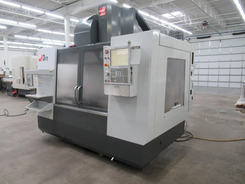 Haas VF-3YT CNC Vertical Machining Center, 40&quot;x26&quot;x25&quot;, CT40, 8,100 RPM, 2-Speed Gearbox, 40 Station ATC,  Probing, Thru Spindle Coolant