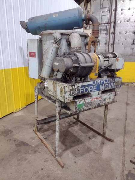 25 HP DEMARCO MODEL #MK25E &quot;MAX-VAC&quot; PORTABLE INDUSTRIAL VACUUM SYSTEM: STOCK #19580