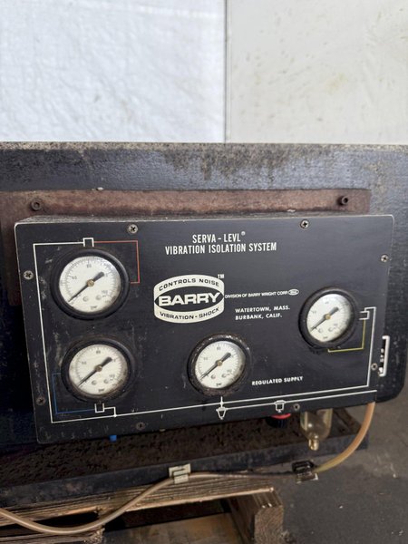 71&quot; X 53&quot; X 12&quot; TRU-STONE GRANITE SURFACE TABLE W/ VIBRATION ISOLATION SYSTEM. STOCK # 0449925.