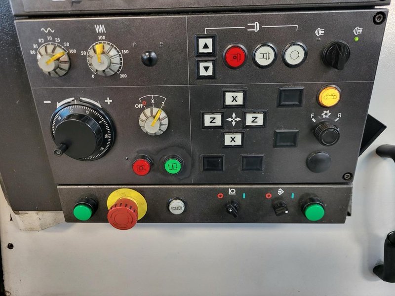 Mazak QTN 450-II CNC Turning Center 2006- Tool Setter, SMW Autoblok 19″ Chuck , 24 Station, Chip Conveyor