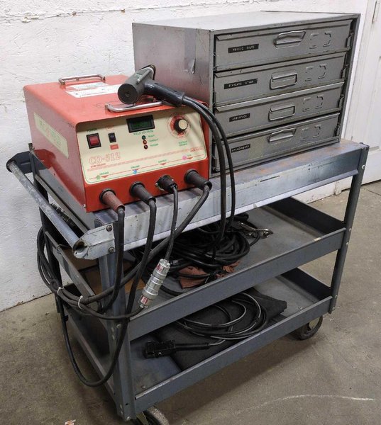 3/8&quot; PRO-WELD MODEL #CD-512 STUD WELDER &amp; QUANTITY OF STUDS &amp; TOOLING: STOCK #22325