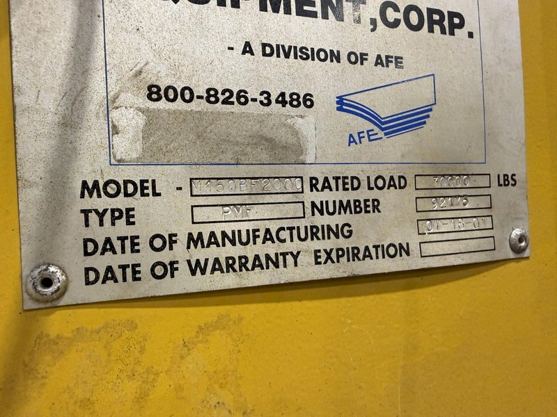 (4) 15 TON SEFAC MODEL #M120BF2000 MOBILE RAIL CAR / LOCOMOTIVE JACK LIFTS, 120,000 LBS TOTAL: YOBRO #23868