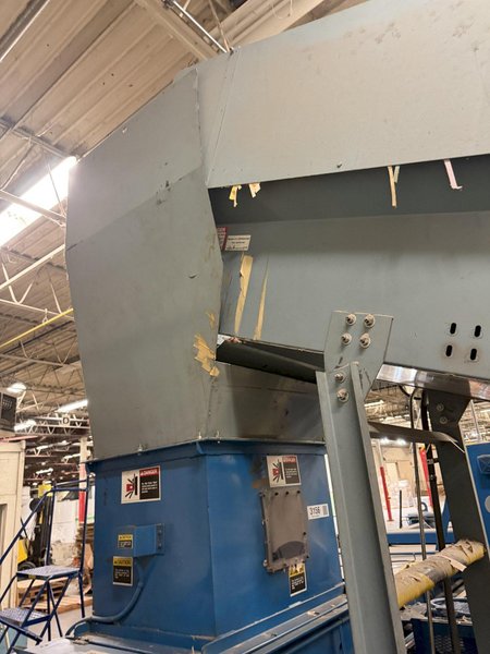 CONVEYORS INCORPORATED 36" x 30' INCLINE BELT CONVEYOR WITH CONTROLS: YOBRO #26280