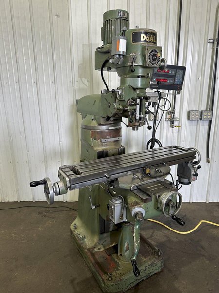 2 HP DOALL RAM TYPE VERTICAL RAM TYPE MILL: STOCK #78014