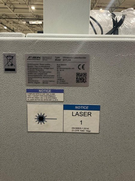 F&amp;K M17LSB ULTRASONIC LASER BONDER WIRE USED