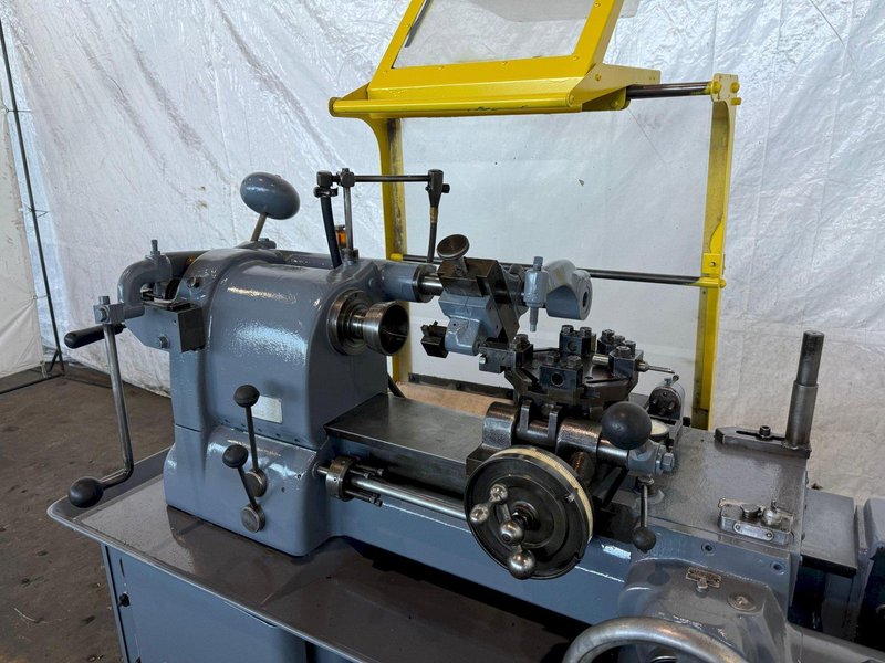 11" X 18" HARDINGE HC TURRET LATHE. STOCK # 0895424