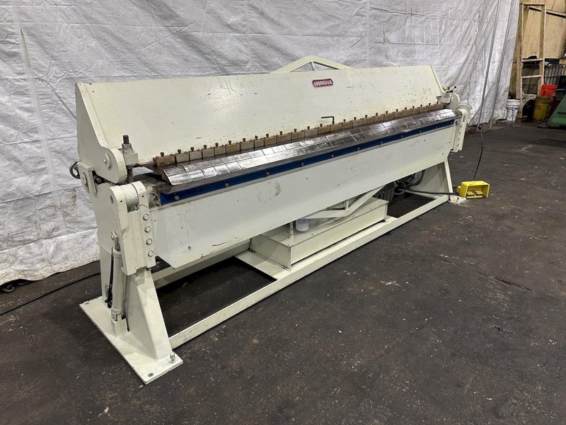 10' X 14 GA BIRMINGHAM HYDRAULIC BOX &amp; PAN FINGER BRAKE: STOCK #77932