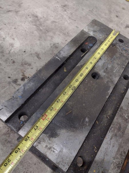18&quot; X  10&quot; X 15&quot; HIGH STEEL PARALLELS, SET OF 2: STOCK #23741