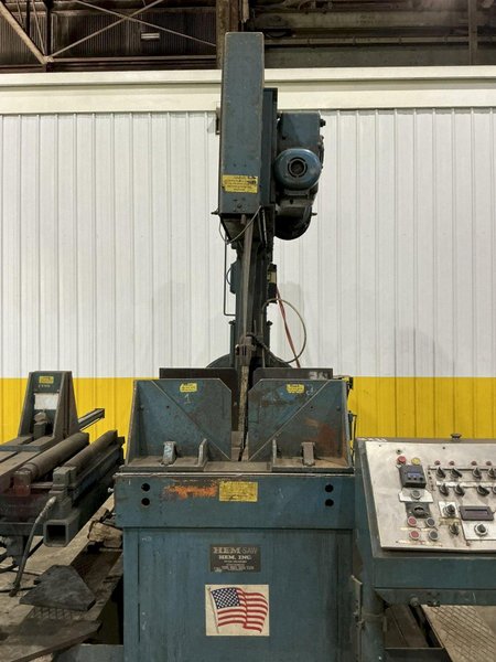 25" x 36" HEM MODEL #V200A TILT FRAME VERTICAL BAND SAW W/ AUTOMATIC FEED TABLE : YOBRO #25400