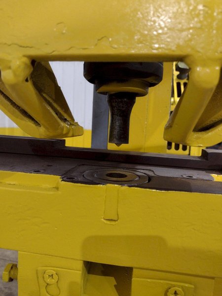 110 TON GEKA MODEL #HYD-110 HYDRUALIC IRONWORKER, NEW 1999: YOBRO #23975