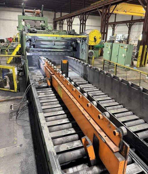 72" x 0.500" x 60,000# Herr Voss Cut To Length Line