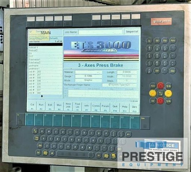 Accurpress 600 Ton x 16&#039;  3-Axis CNC Hydraulic Press Brake