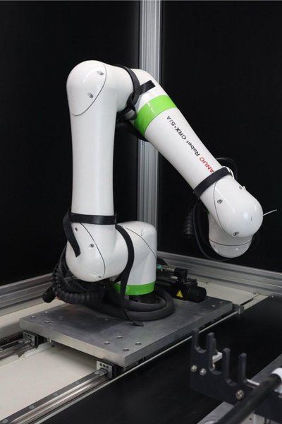 FANUC CRX-5iA Collaborative Robot Cell – Vision-Guided Assembly System w/ Conveyor &amp; Controls