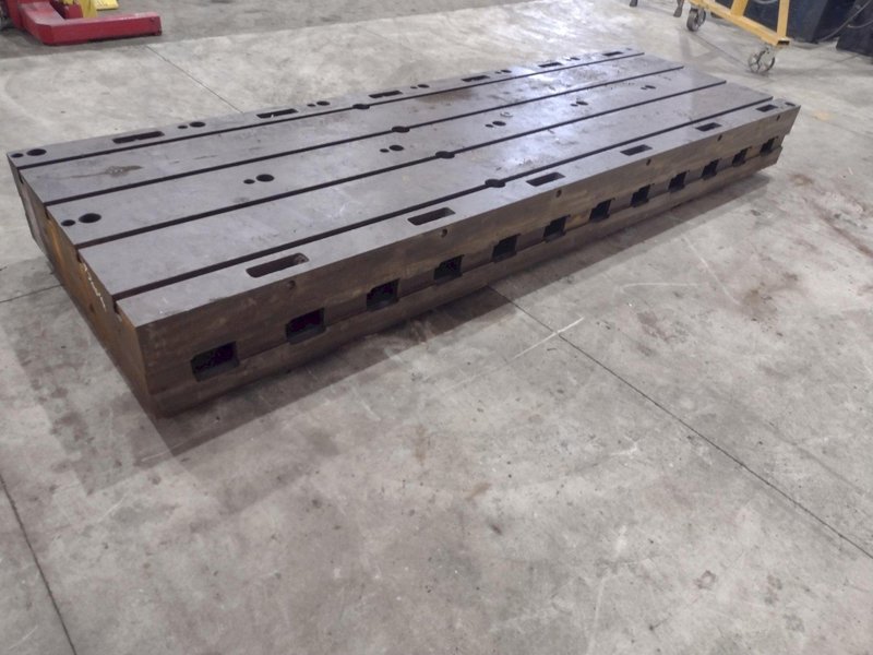 12&#039; X 4&#039; X 14&quot; T-SLOTTED FLOOR PLATE: STOCK #23503