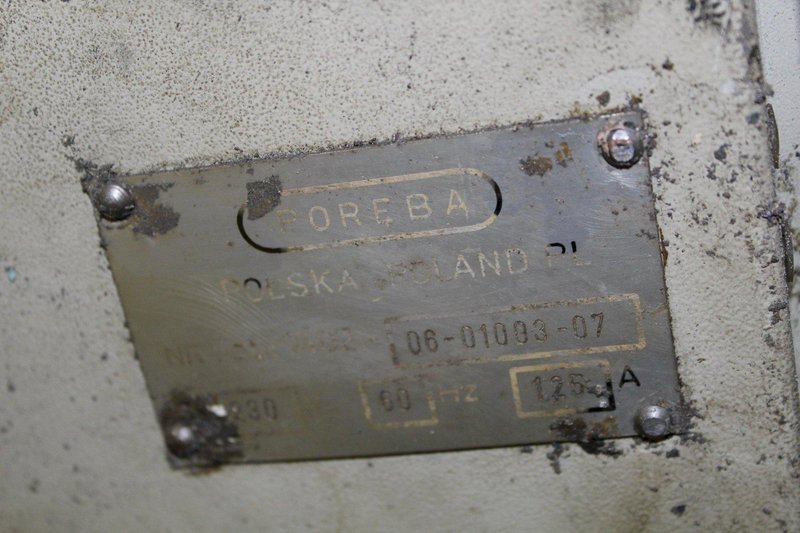 38&quot; X 96&quot; POREBA ENGINE LATHE: STOCK #73804