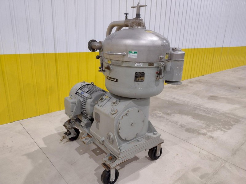 40 HP X 4,100 RPM DE-LAVAL MODEL #B214A CENTRIFUGAL PURIFIER &amp; SEPERATOR: STOCK #20207