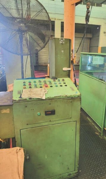 300 Ton Aida Transfer Press, Model F2-30G, 16&quot; STR, 27&quot; Die Height, 4&quot; ADJ, 79&quot; X 39&quot; BA, 12-23 SPM VARI, 4 Stage Trans, Cushions