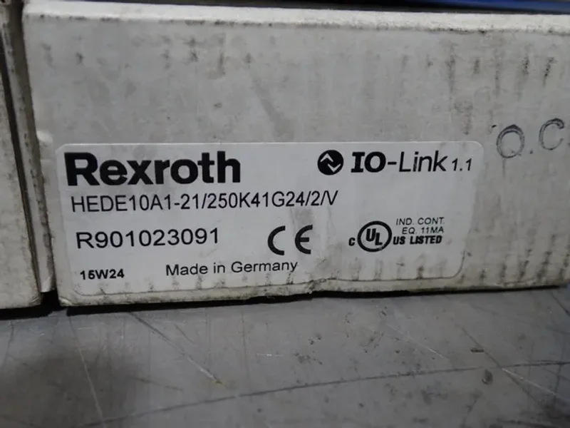 REXROTH 3625 PSI ELECTRONIC PRESSURE SWITCHES  -  HEDE10A1-21/250K41G24/2/V