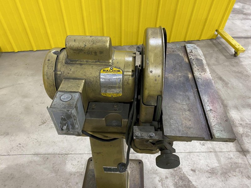 12&quot; x 1 HP POWERMATIC MODEL #35B PEDESTAL DISC GRINDER SANDER, 115V SINGLE PHASE: STOCK 20354