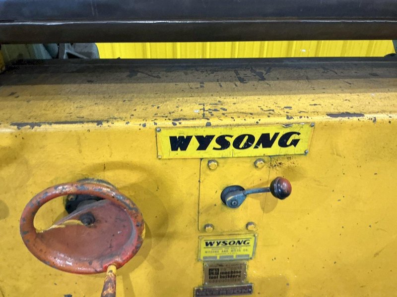 48" x 5/16" WYSONG MODEL #D-48 POWERED PLATE BENDING ROLL: YOBRO #24998